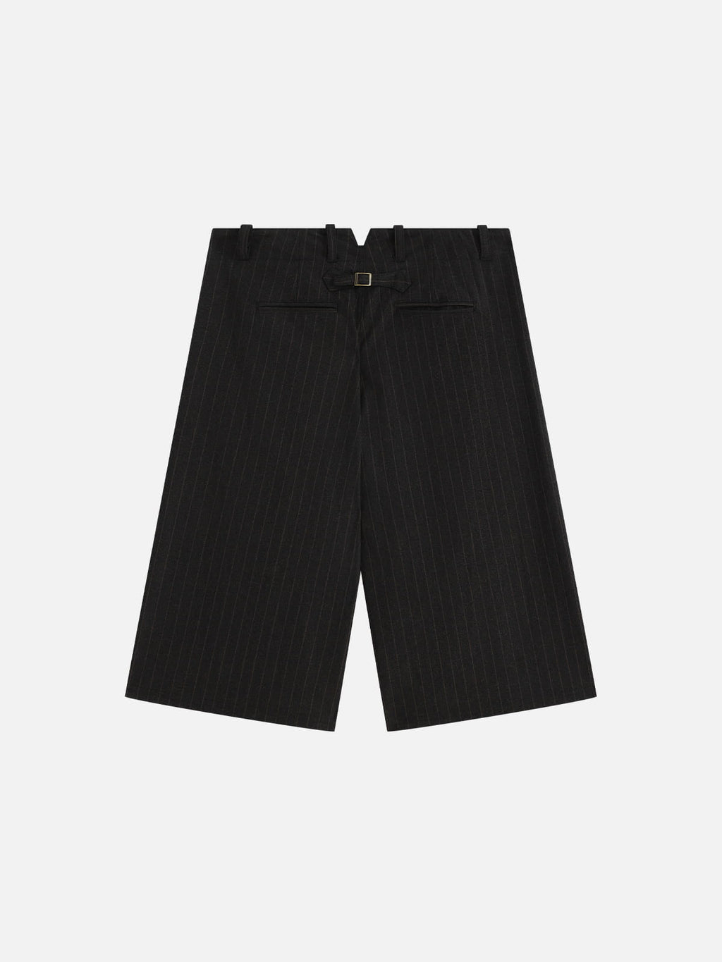 Aelfric Eden Pinstripe Pleated Longline Shorts