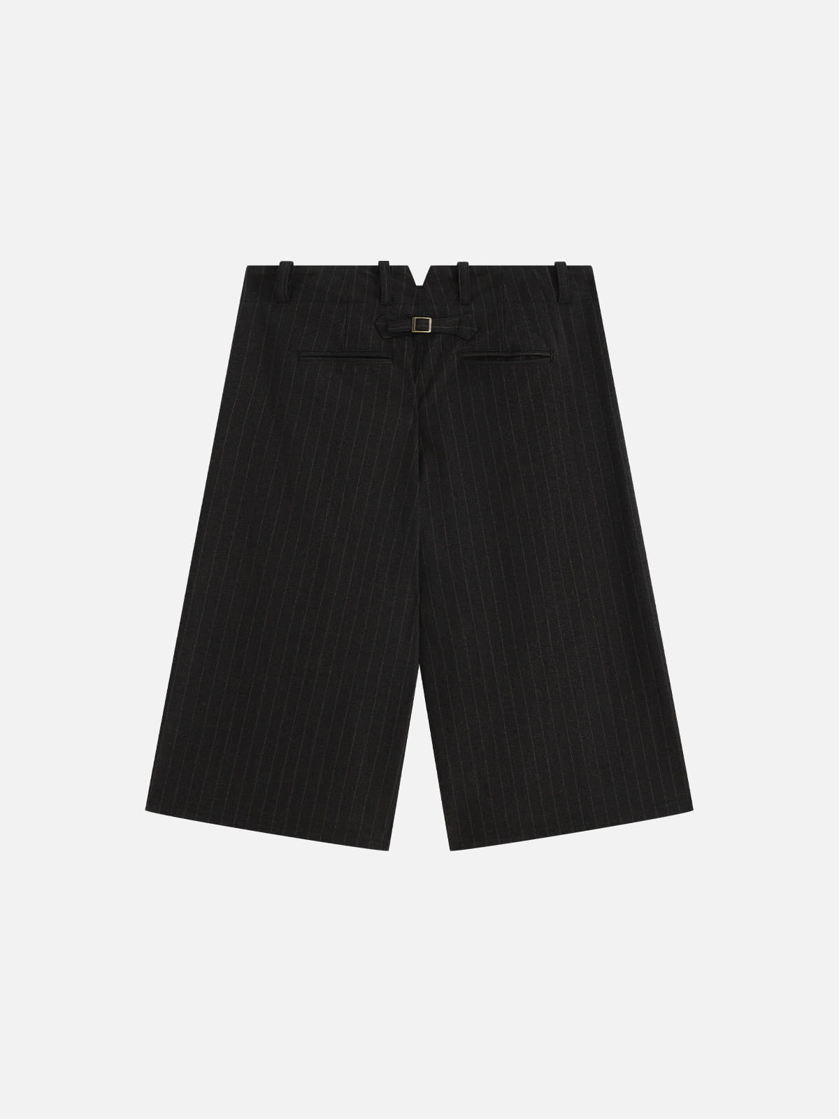 Aelfric Eden Pinstripe Pleated Longline Shorts