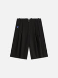 Aelfric Eden Pinstripe Pleated Longline Shorts