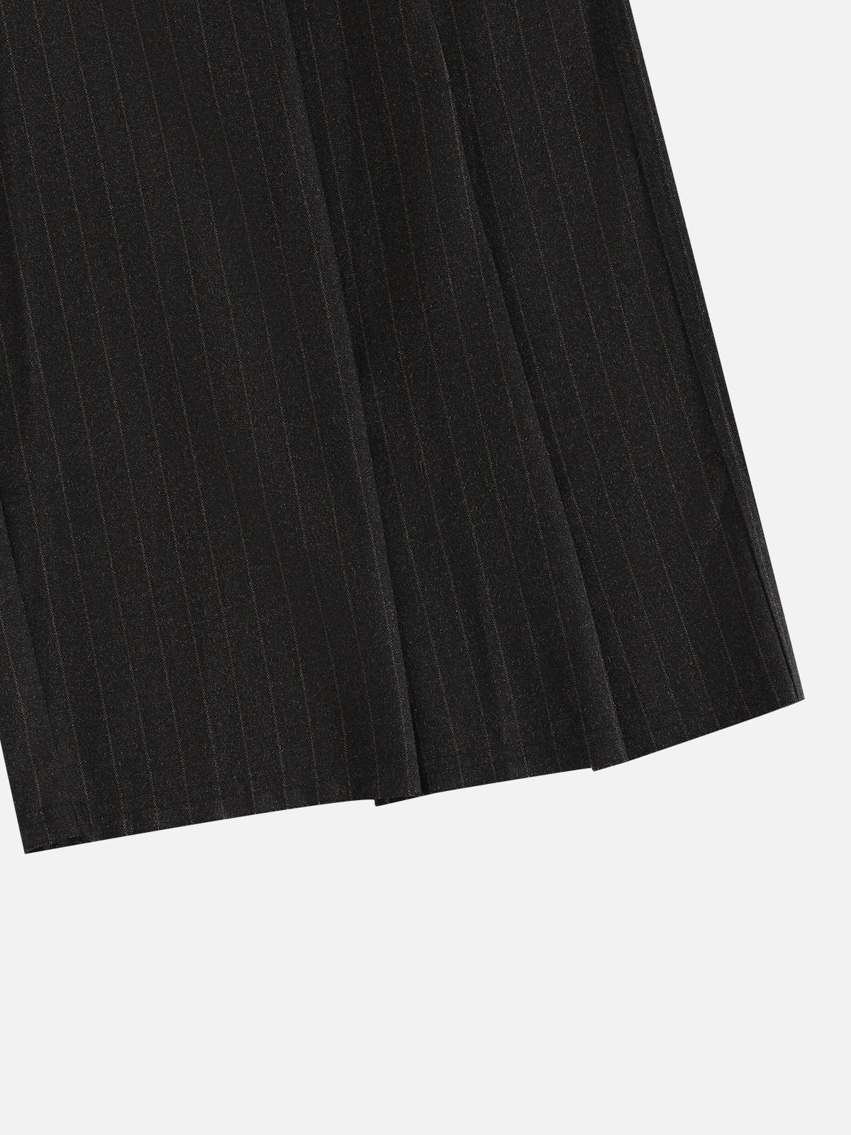 Aelfric Eden Pinstripe Pleated Longline Shorts