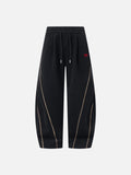 Aelfric Eden Contrast Stitch Baggy Barrel Sweatpants