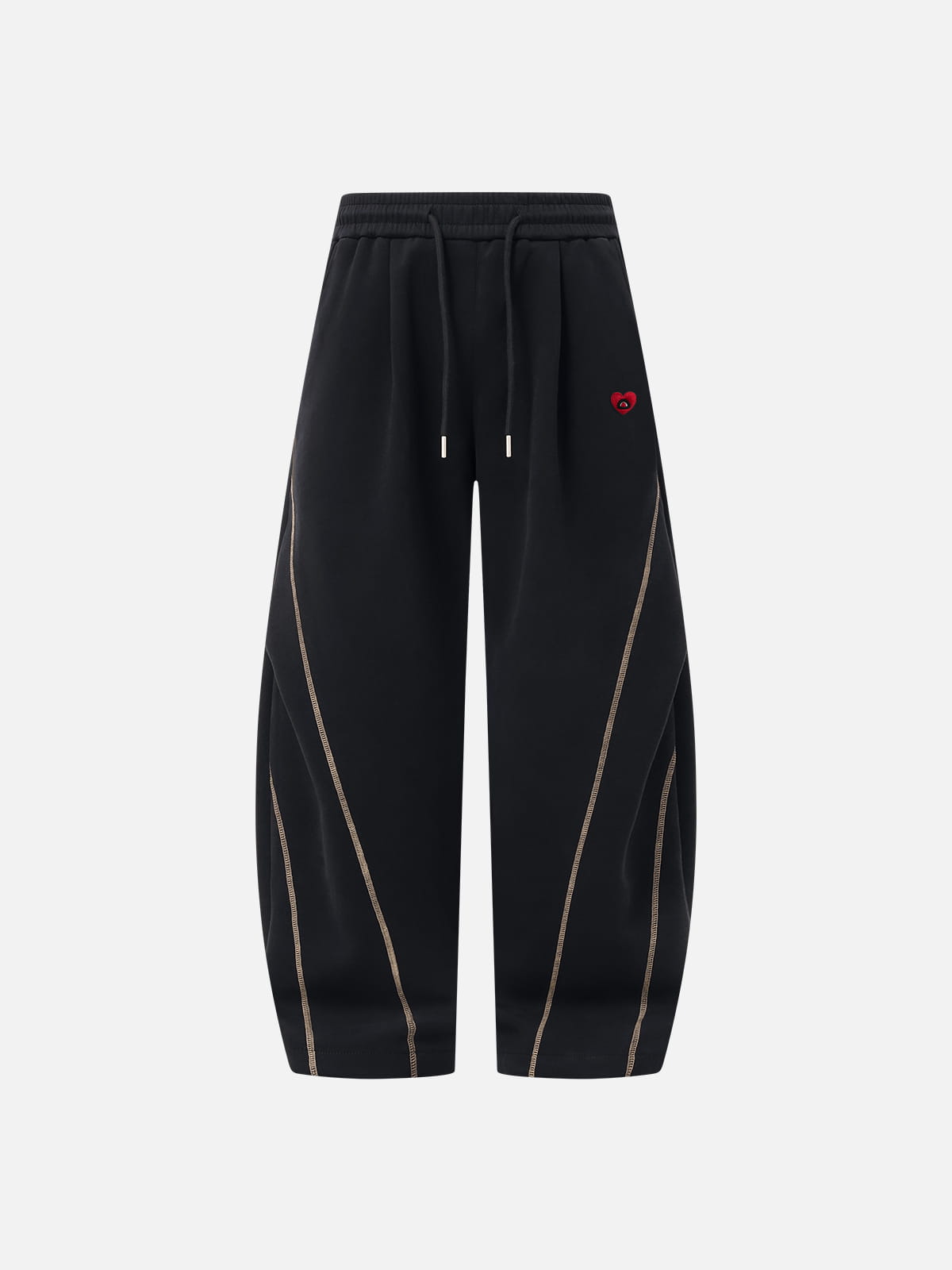 Aelfric Eden Contrast Stitch Baggy Barrel Sweatpants