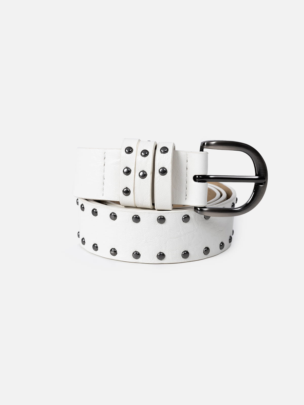 Studded Buckle Belt