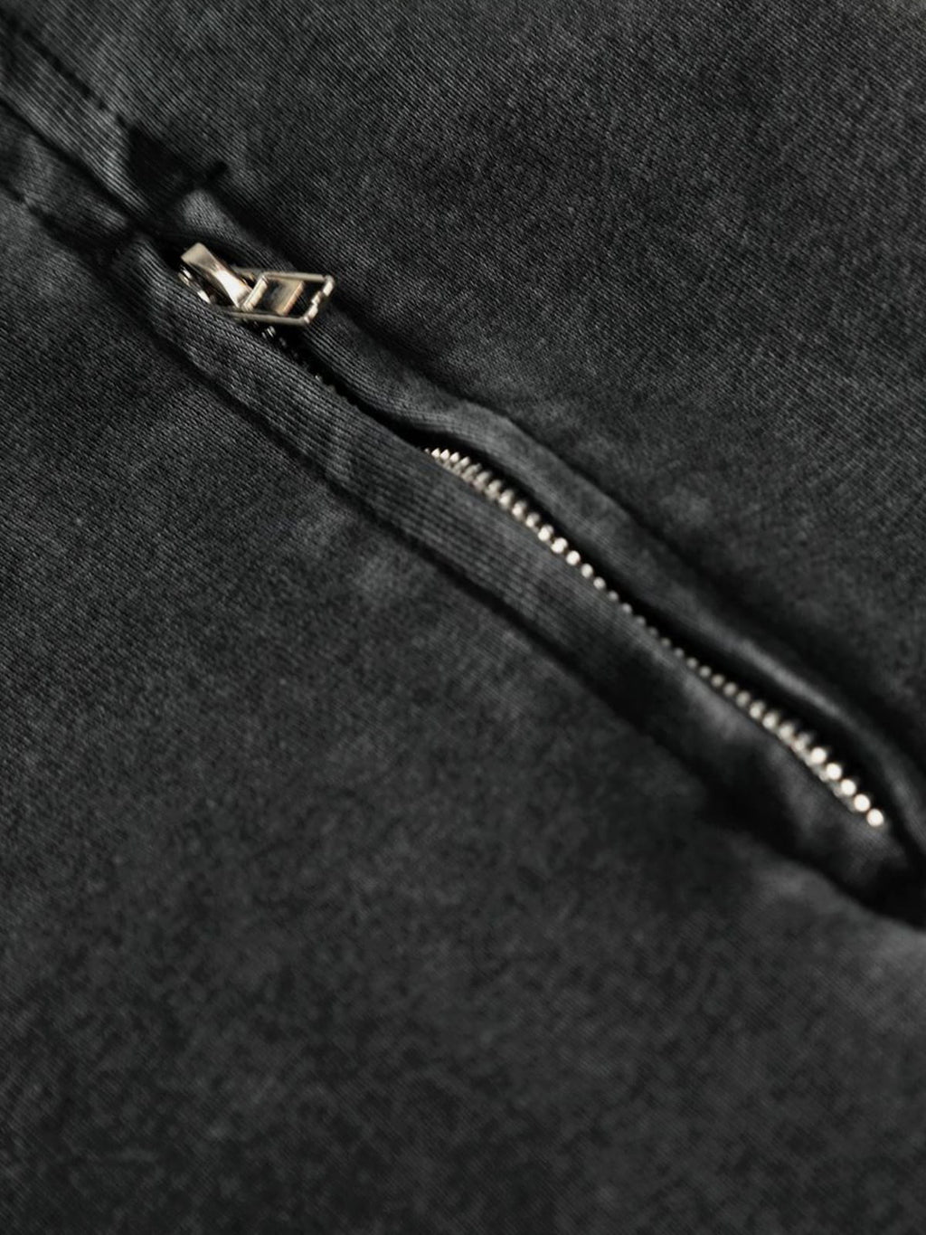 Aelfric Eden Boxy Washed Panel Zip Up Hoodie