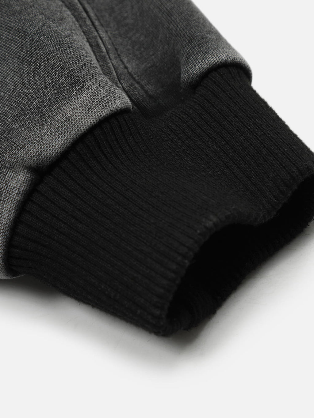 Aelfric Eden Boxy Washed Panel Zip Up Hoodie