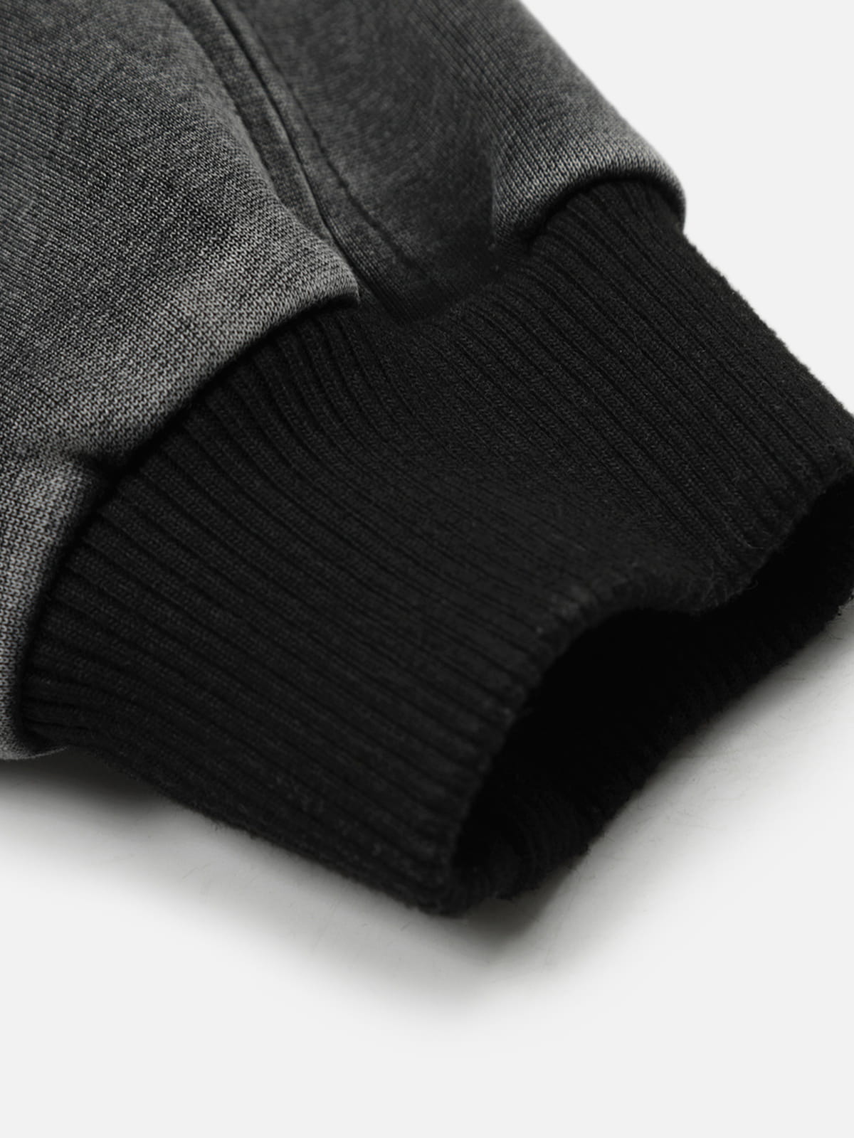 Aelfric Eden Boxy Washed Panel Zip Up Hoodie