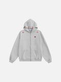 Aelfric Eden Embroidery Zip Up Hoodie