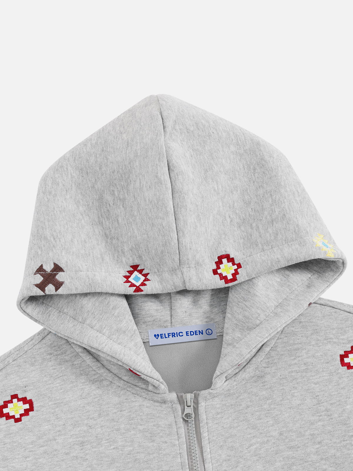Aelfric Eden Embroidery Zip Up Hoodie