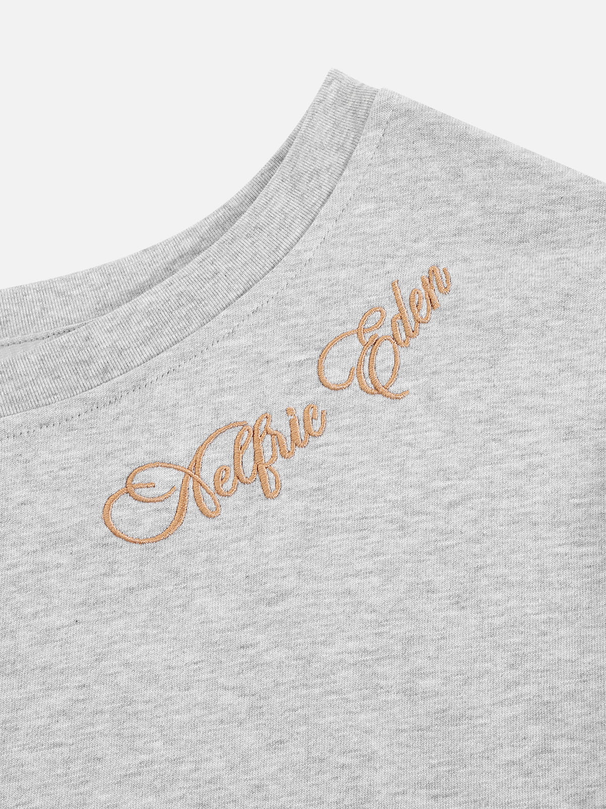 Aelfric Eden Dachshund Embroidery Off-The-Shoulder Tee