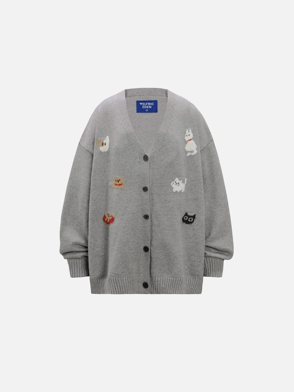 Aelfric Eden Animal Jacquard Cardigan