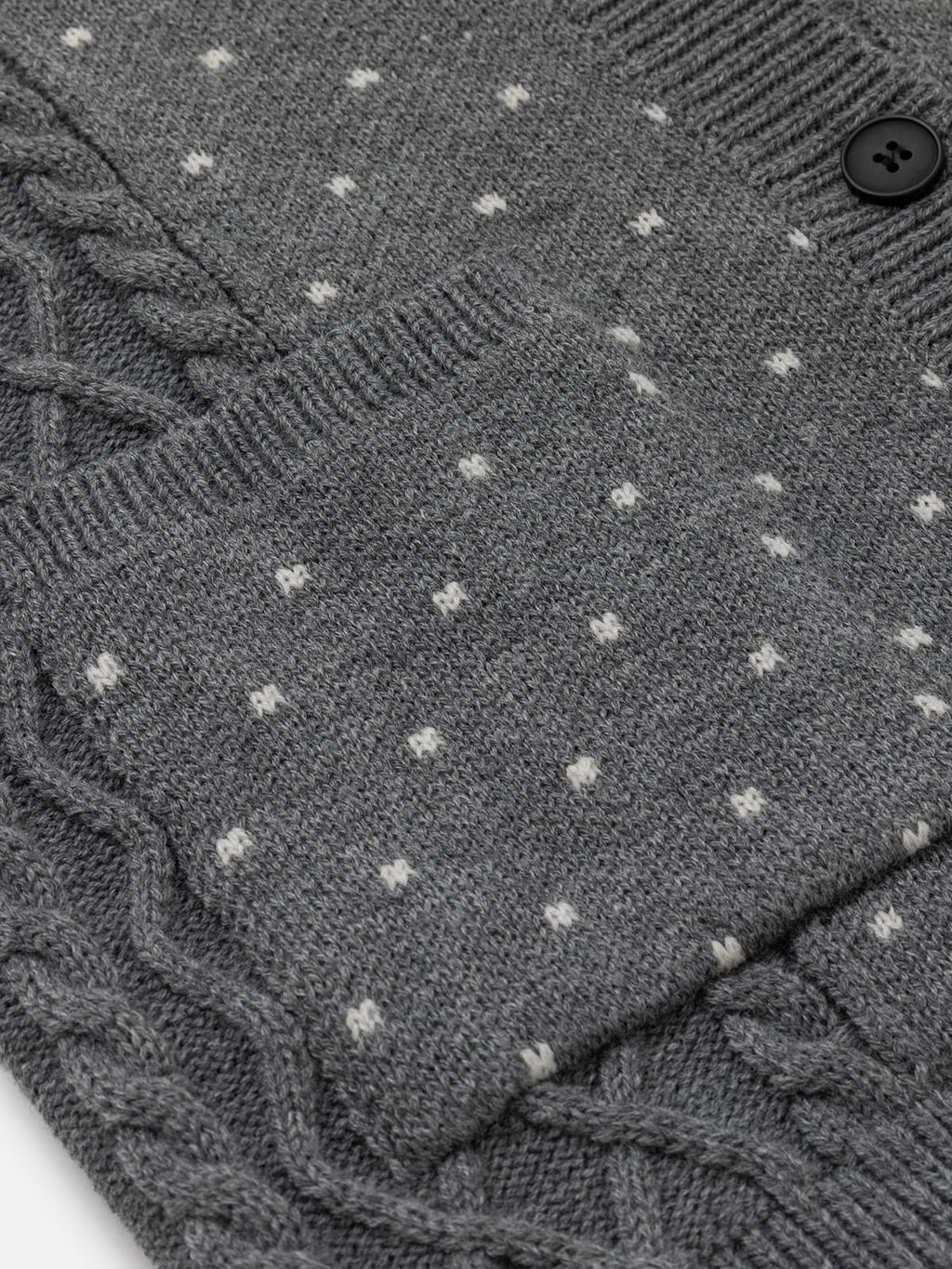Aelfric Eden Cable Knit Distressed Cardigan