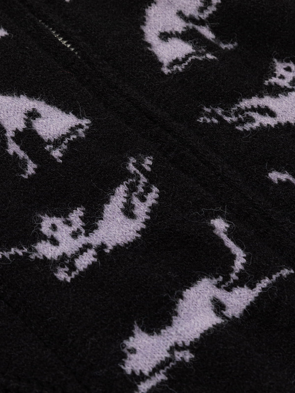 Aelfric Eden Cat Jacquard Zip Up Cardigan