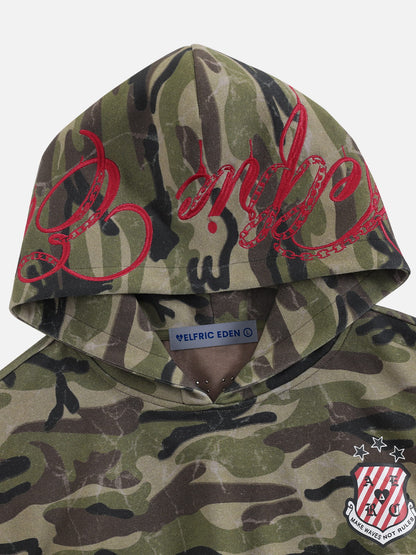 Aelfric Eden Cropped CAMO Hoodie