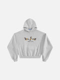 Aelfric Eden Boxy Dachshund Graphic Pullover Hoodie