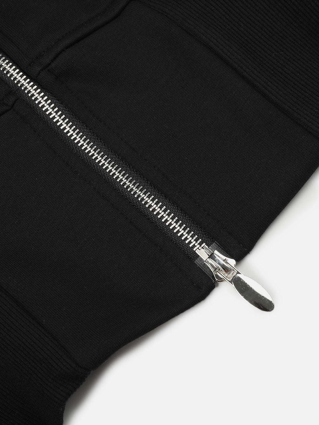 Aelfric Eden Cropped Rhinestone Zip Up Hoodie
