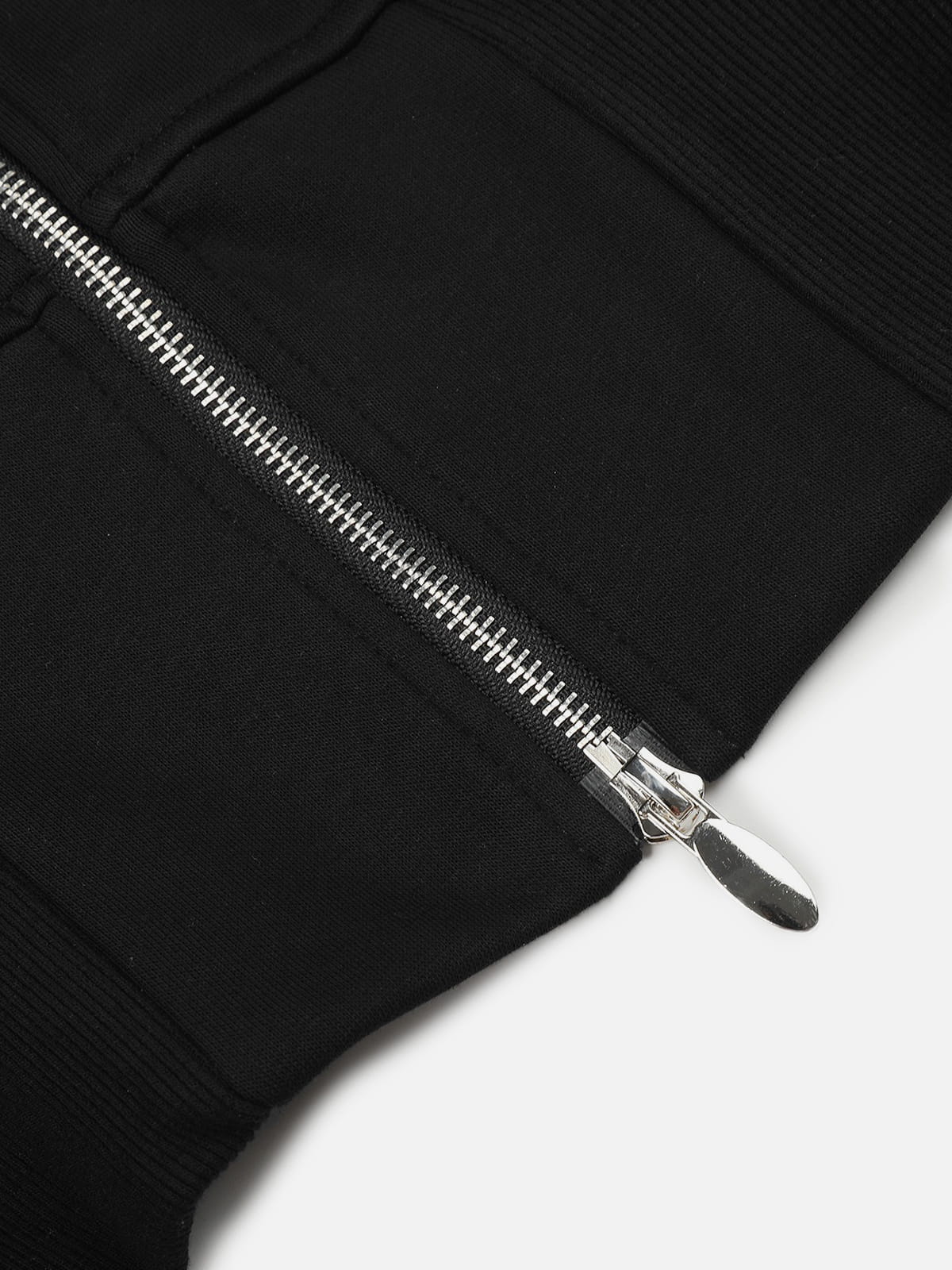 Aelfric Eden Cropped Rhinestone Zip Up Hoodie