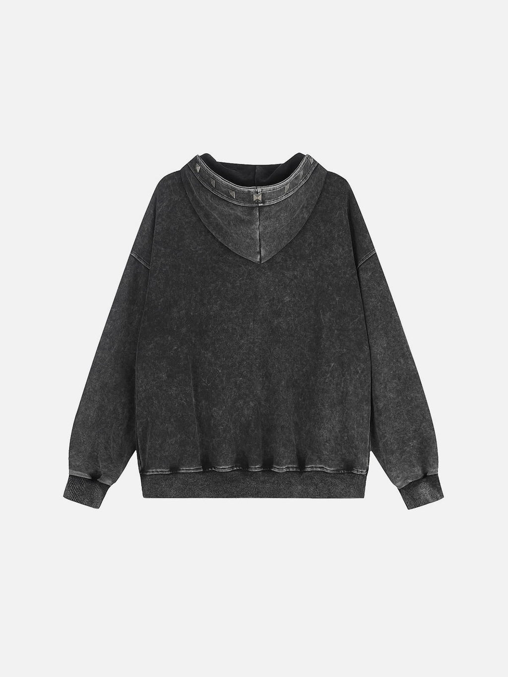 Aelfric Eden Washed Studded Zip Up Hoodie