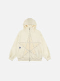 Aelfric Eden Studded Star Zip Up Hoodie