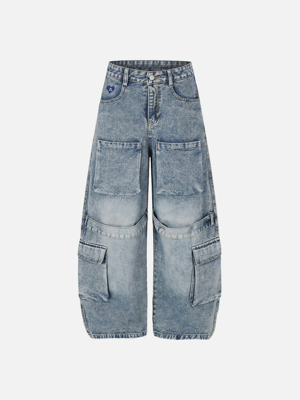 Aelfric Eden Multi Pocket Baggy Barrel Jeans