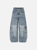 Aelfric Eden Multi Pocket Baggy Barrel Jeans