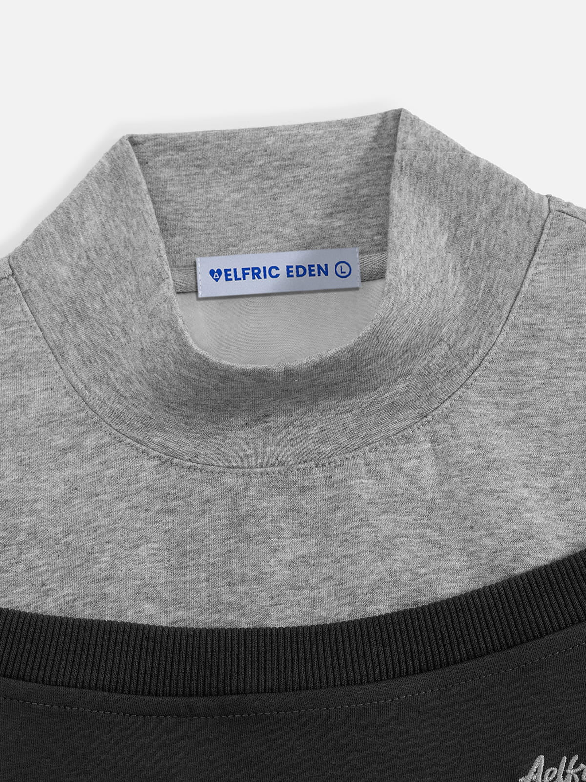 Aelfric Eden Boxy Layered Off-The-Shoulder Sweatshirt