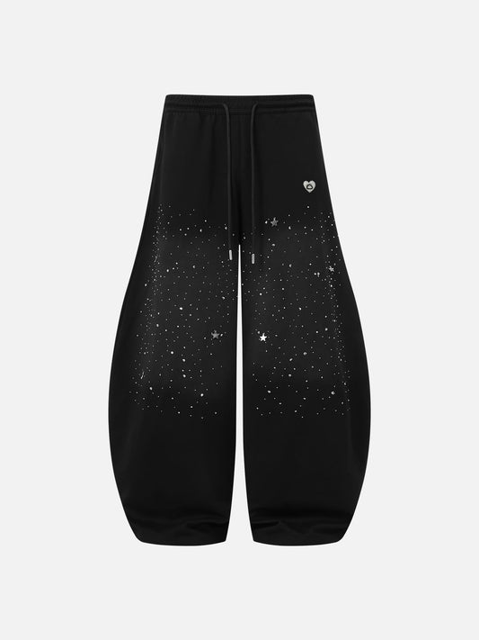Aelfric Eden Rhinestone Baggy Barrel Sweatpants