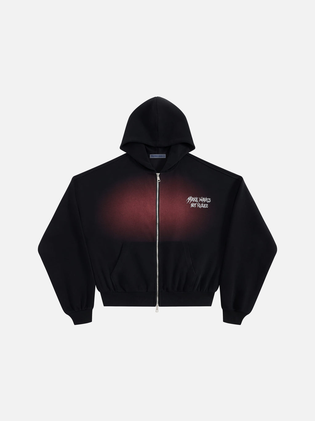 Aelfric Eden Boxy Rhinestone Zip Up Hoodie
