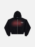 Aelfric Eden Boxy Rhinestone Zip Up Hoodie