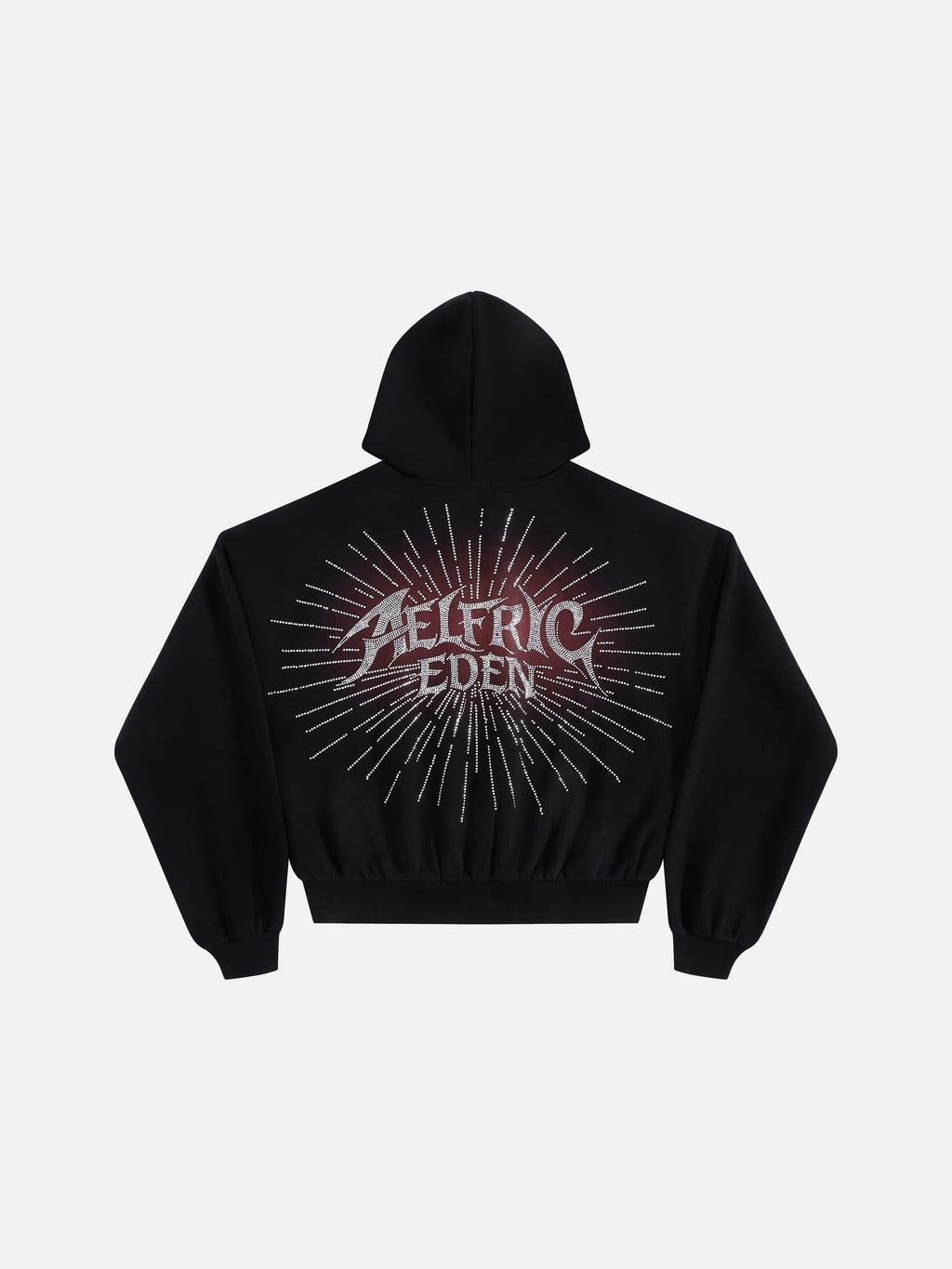 Aelfric Eden Boxy Rhinestone Zip Up Hoodie