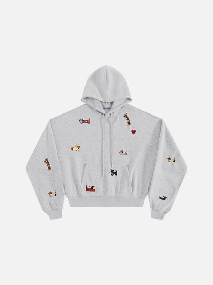 Aelfric Eden Boxy Dachshund Pullover Hoodie