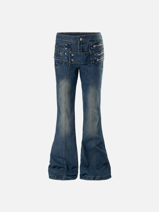 Aelfric Eden Zip Pocket Bootcut Jeans