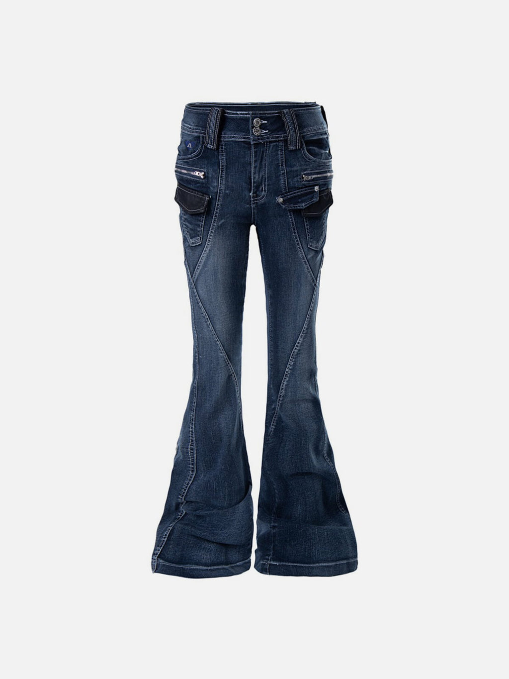 Aelfric Eden Multi Pocket Bootcut Jeans