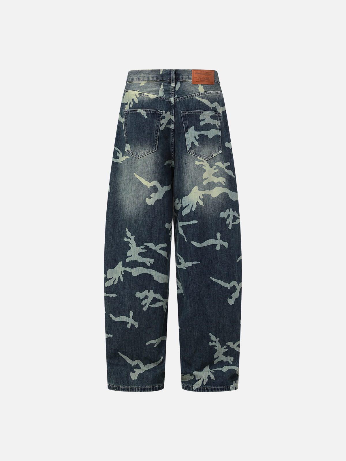 Aelfric Eden CAMO Distressed Baggy Jeans