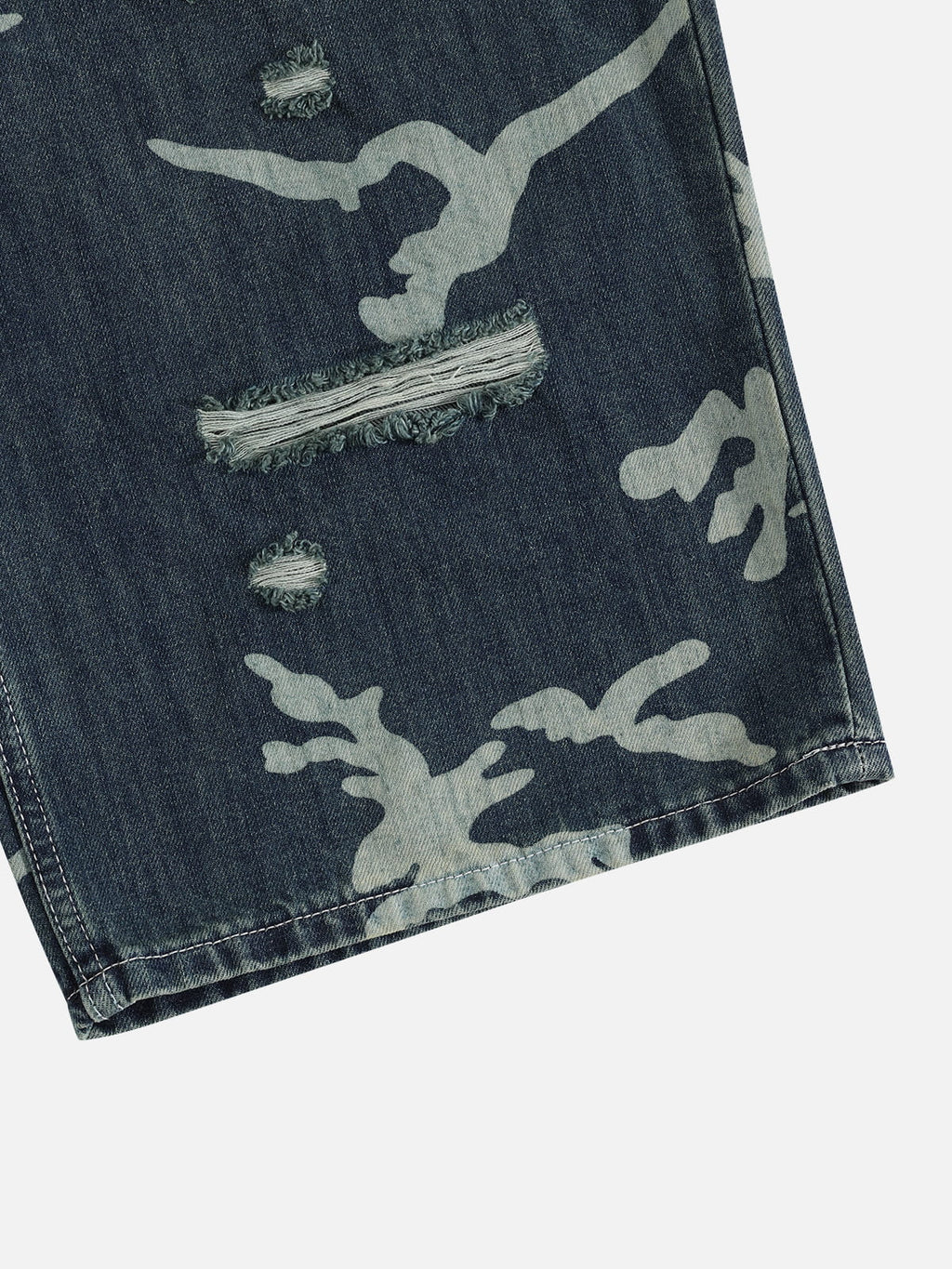 Aelfric Eden CAMO Distressed Baggy Jeans