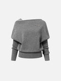 Aelfric Eden Off-The-Shoulder Layered Sweater