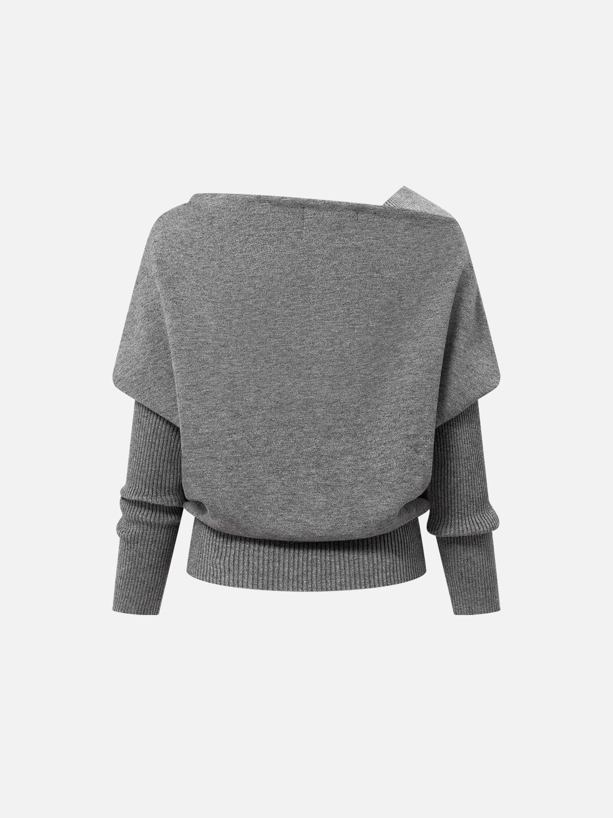 Aelfric Eden Off-The-Shoulder Layered Sweater