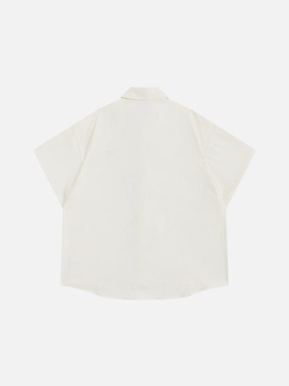 Aelfric Eden Boxy Dachshund Embroidery Short Sleeve Shirt