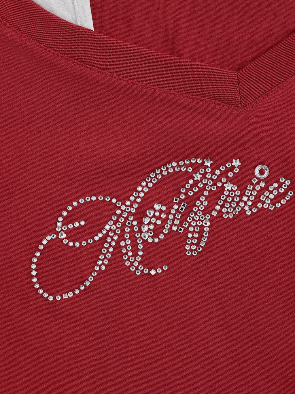 Aelfric Eden Cropped Halter Rhinestone Tee
