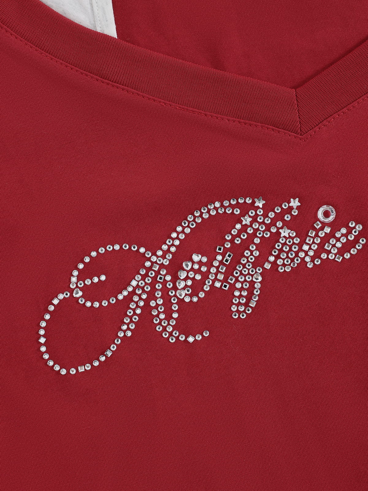 Aelfric Eden Cropped Halter Rhinestone Tee