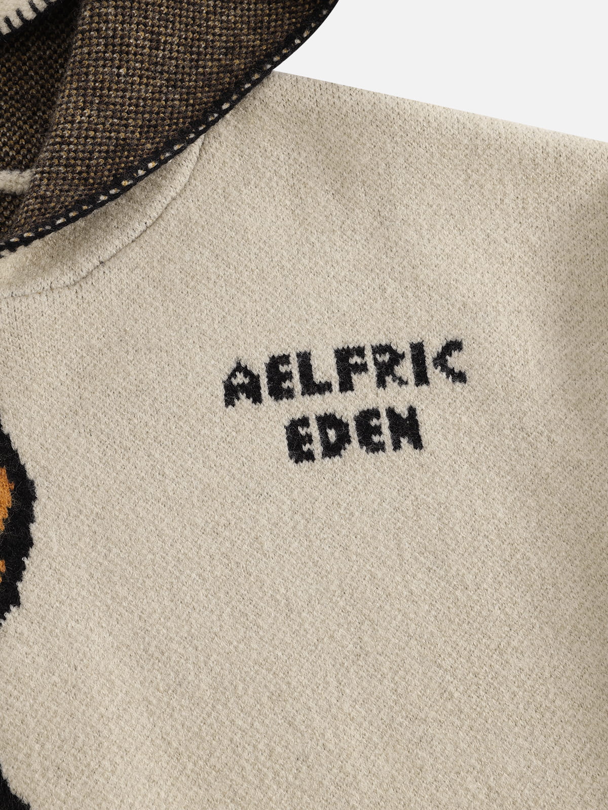 Aelfric Eden Boxy Dachshund Knit Pullover Hoodie