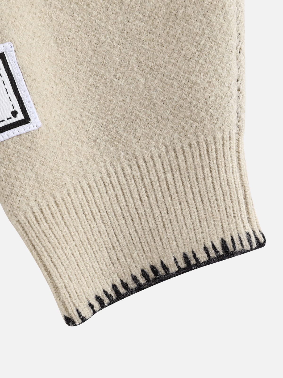 Aelfric Eden Boxy Dachshund Knit Pullover Hoodie