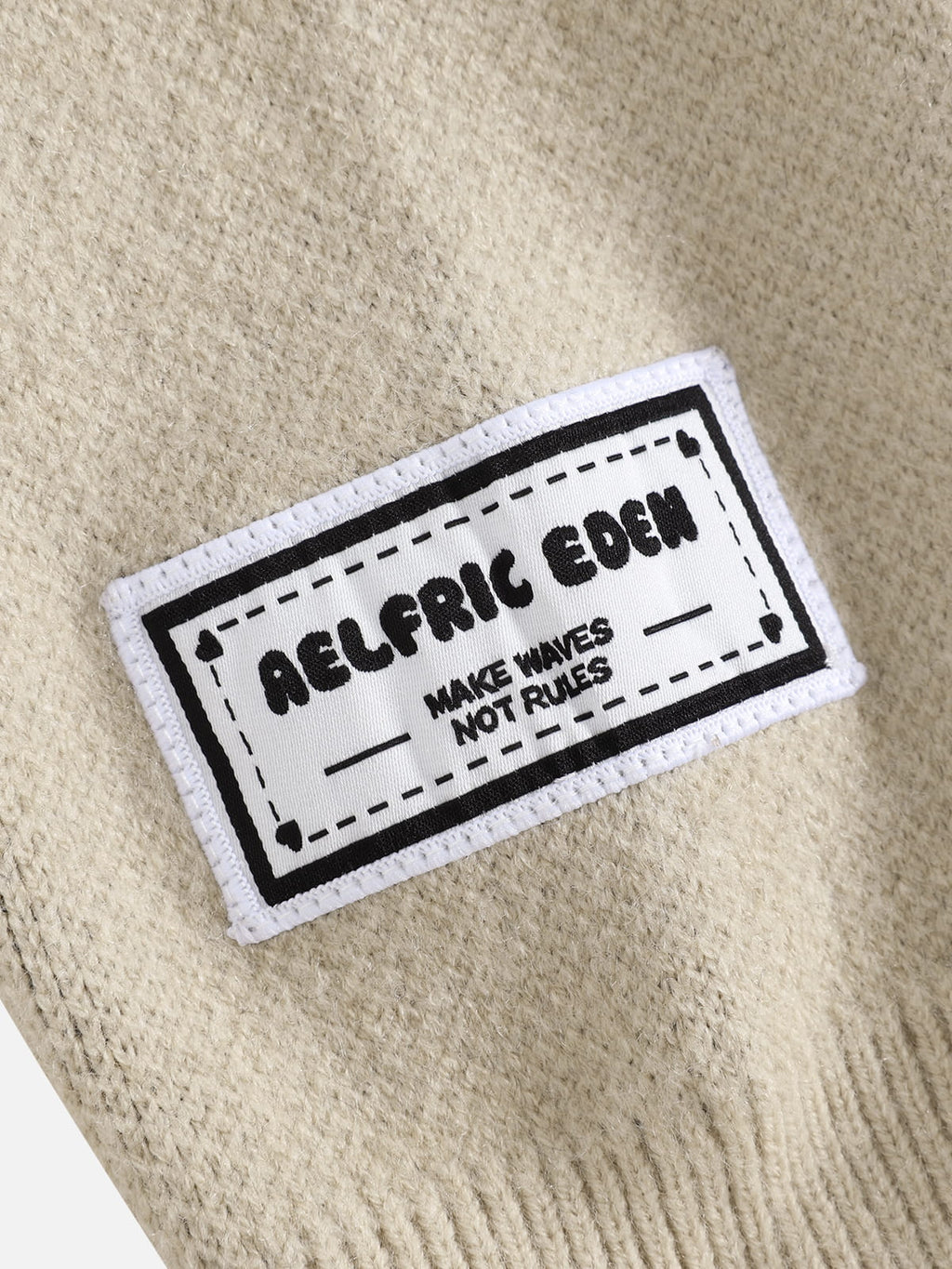 Aelfric Eden Boxy Dachshund Knit Pullover Hoodie