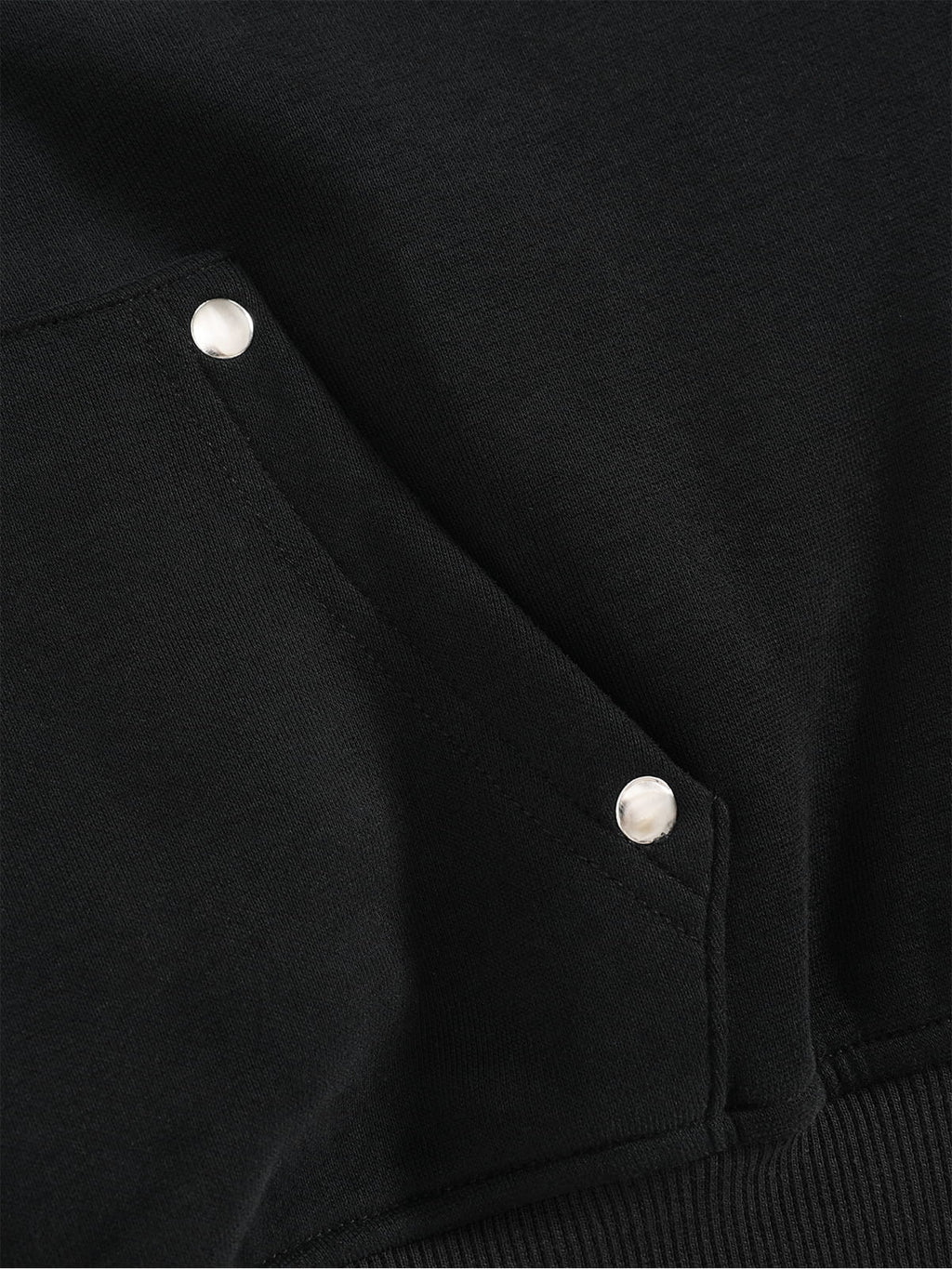 Aelfric Eden Cropped Script Embroidery Zip Up Hoodie