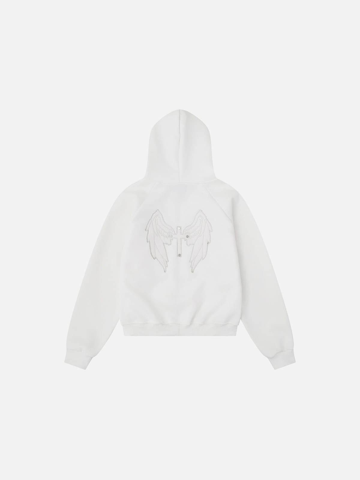 Aelfric Eden Boxy Laced Zip Up Hoodie