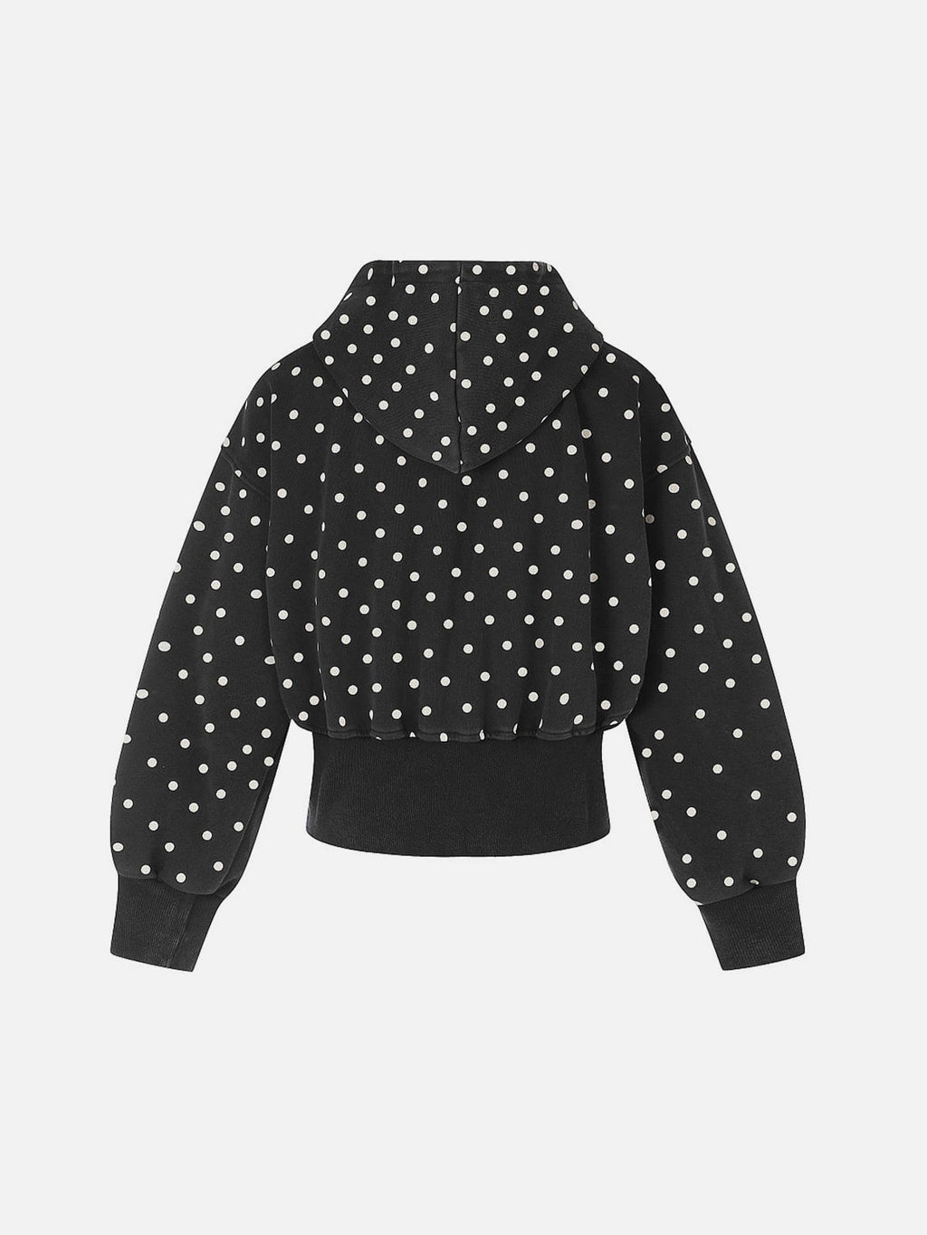 Aelfric Eden Cropped All-Over Print Zip Up Hoodie