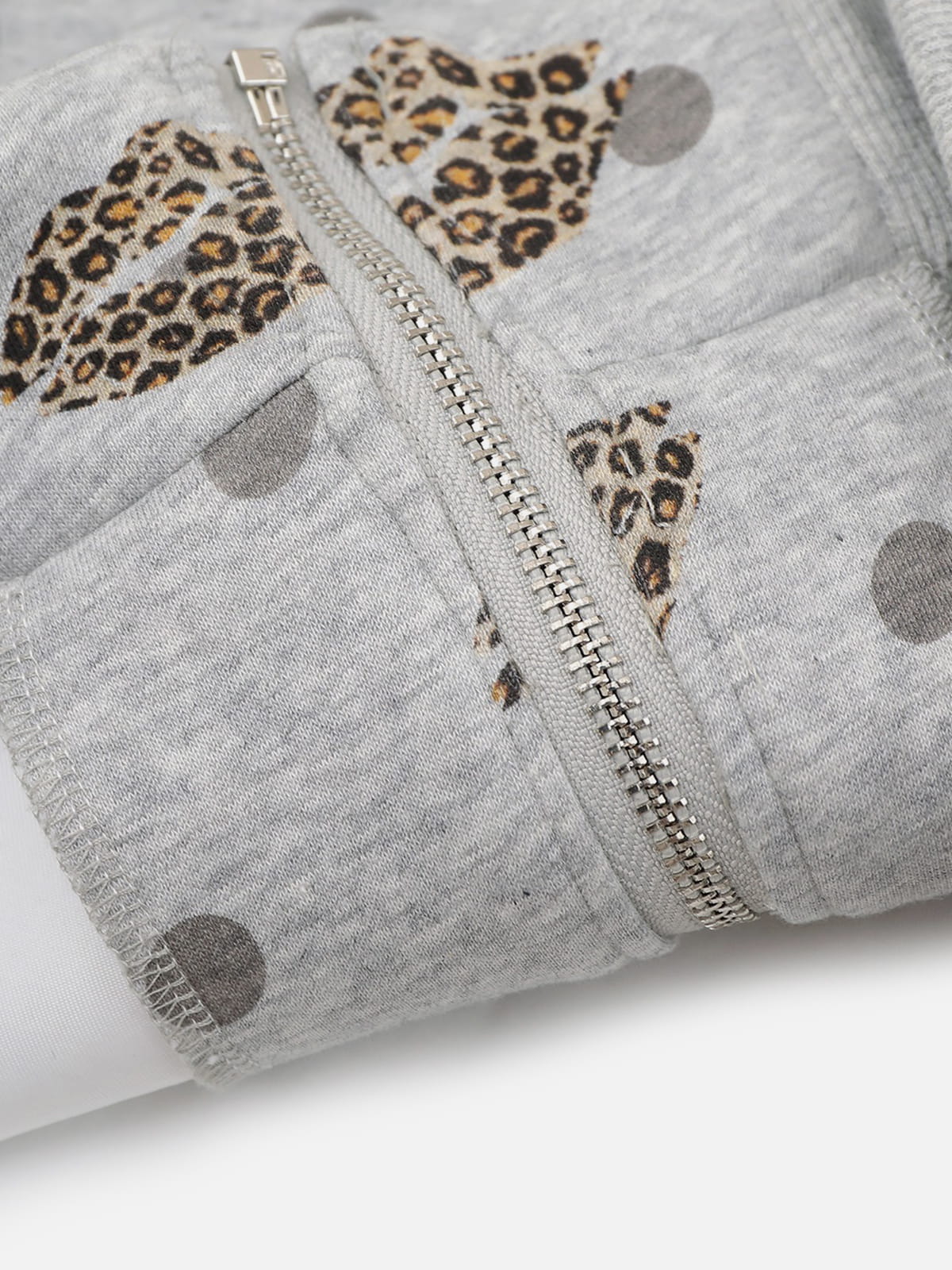 Aelfric Eden Leopard  Zip Up Hoodie