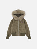 [Pre-Order] Aelfric Eden Leopard Faux Fur Zip Up Hoodie