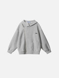 Aelfric Eden Textured Asymmetrical Zip Up Hoodie