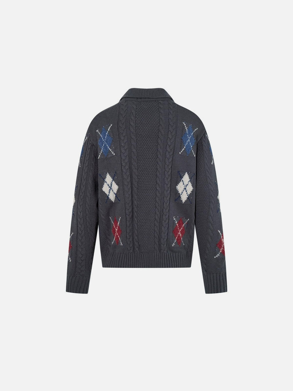 Aelfric Eden Argyle Cable Knit Cardigan