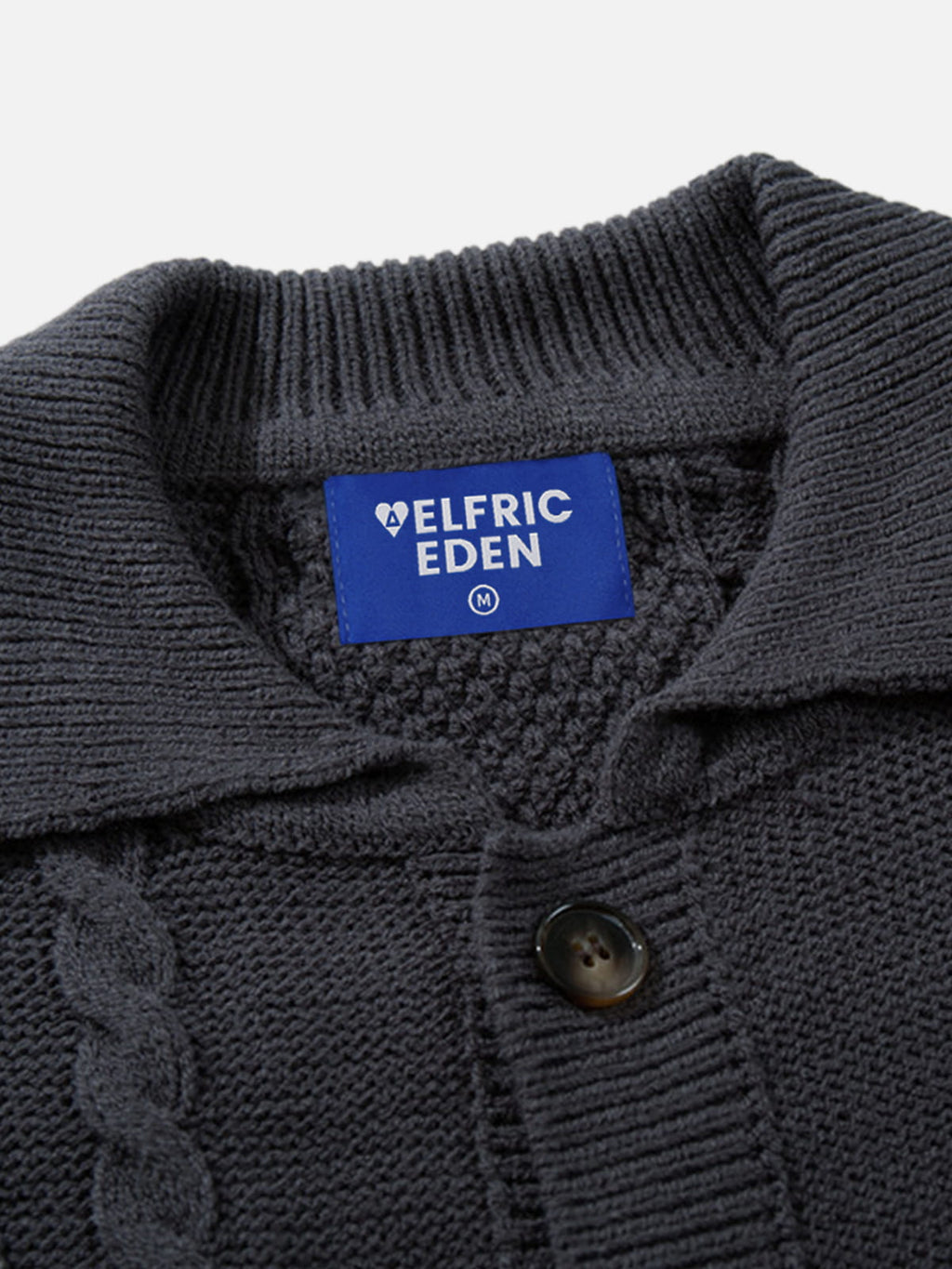 Aelfric Eden Argyle Cable Knit Cardigan